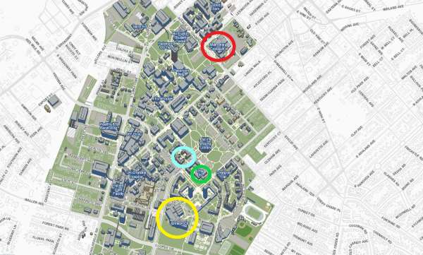 Campus Map for Camps